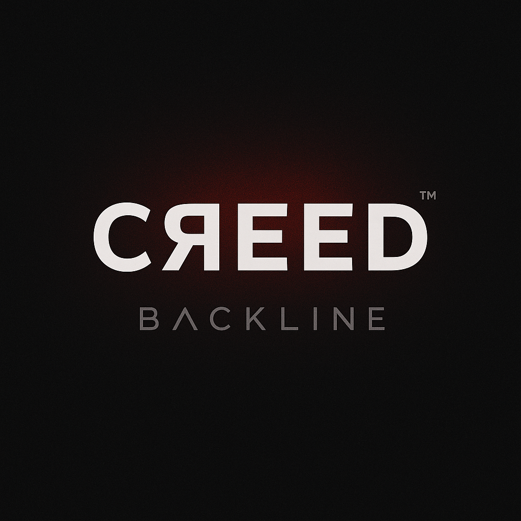 CЯEED Backline hero logo — Rebuilding men from the inside out